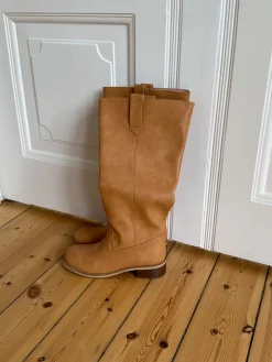 Justina tall støvler - Camel