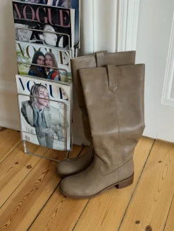 Justina tall støvler - Taupe