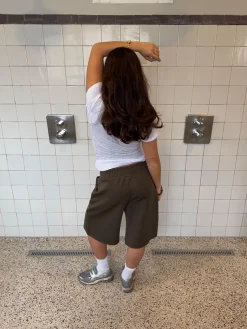 Kaline bermudashorts - Kaki