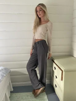Kienna lavtaljede suitbukser - Grå
