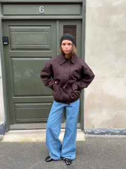 Kimma bomberjakke - Brun