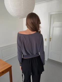 Lena bluse - Mørkegrå