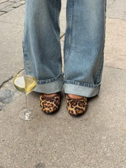Leonia ballerina med leopard - Brun