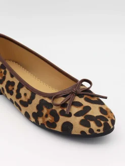 Leonia ballerina med leopard - Brun