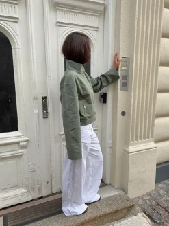 Lineana jeans med blonder - Hvid