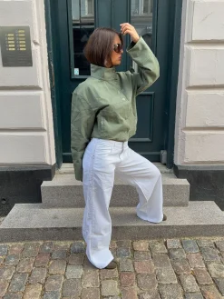 Lineana jeans med blonder - Hvid