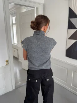 Linua vest med turtleneck - Grå