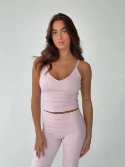 Lively v-neck tank top - Candyfloss