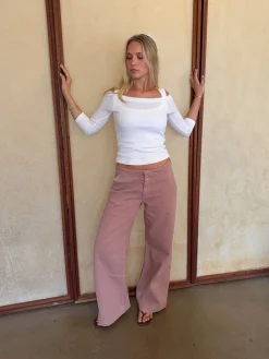 Lollu jeans - Lyserød