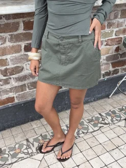 Lorenza cargonederdel - Grøn
