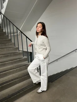 Lucille bukser med snørelukning - Hvid
