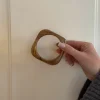 Lykke chunky armbånd - Mørk karamel