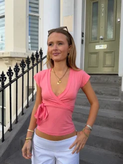 Malin Tomkins wraptop - Coral