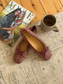 Manja ballerina i tern - Rød/hvid/grøn