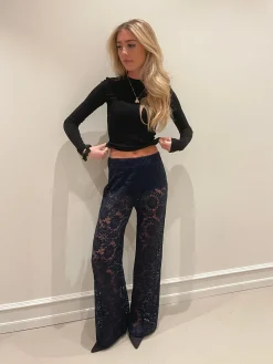 Marla blonde bukser - Navy