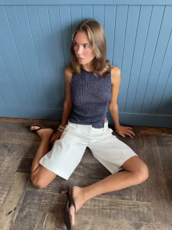 Montania glimmertop - Navy