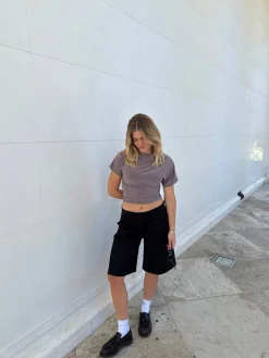 Noelia bermudashorts - Sort