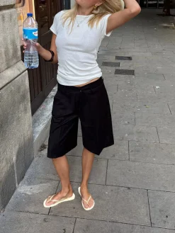 Noelia bermudashorts - Sort