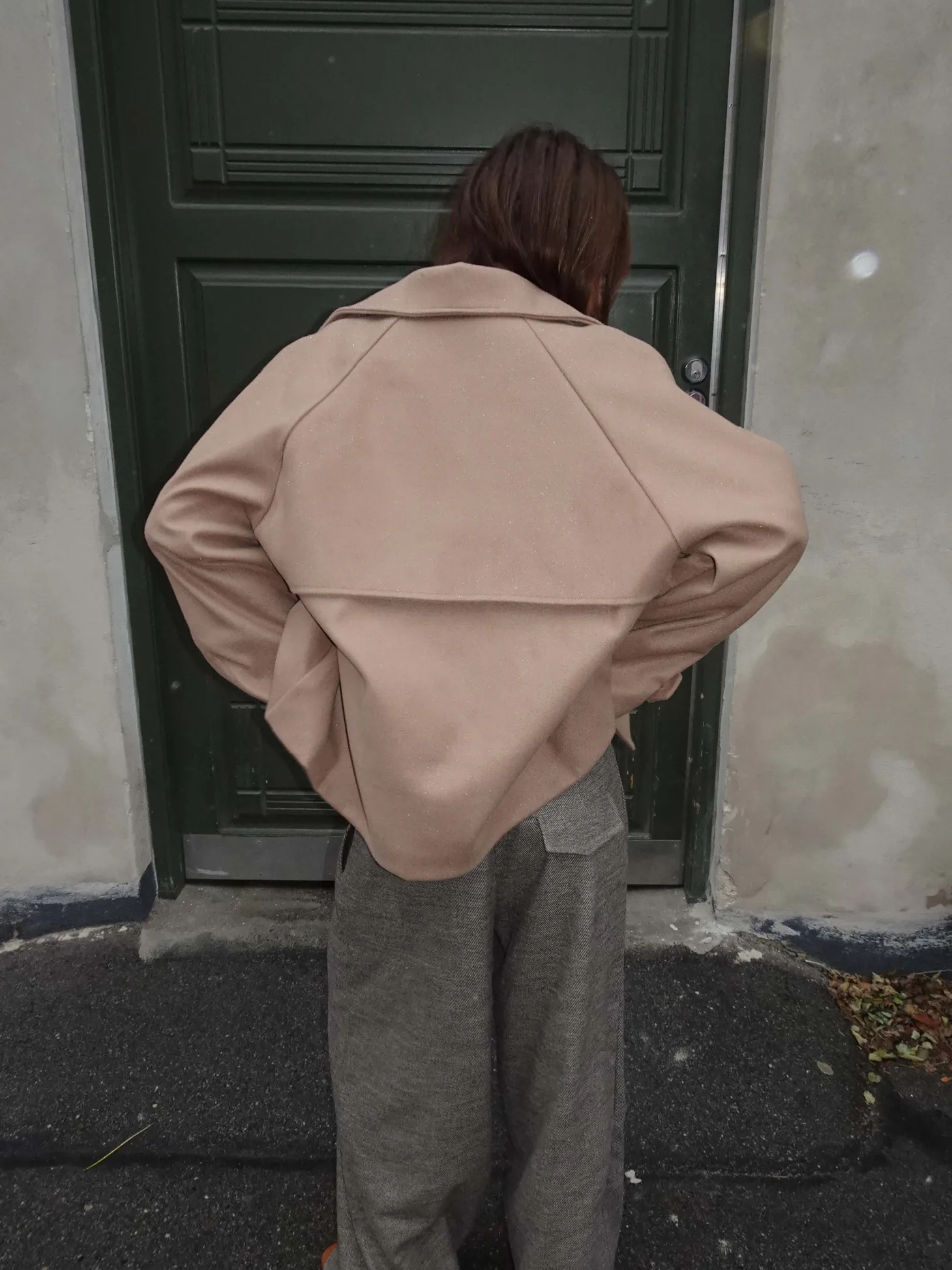 Patricia kort trenchcoat - Beige