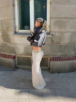 Polly bukser med striber - Hvid
