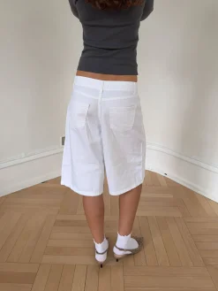 Ragna bermudashorts - Hvid