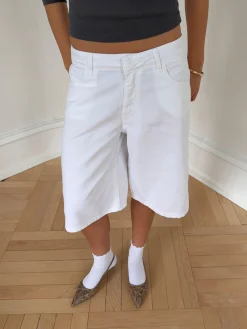 Ragna bermudashorts - Hvid