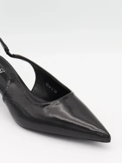 Robin slingback mules - Sort