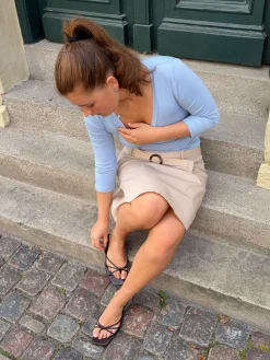 Rowena sandal - Mørkebrun