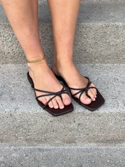 Rowena sandal - Mørkebrun