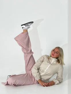 Sadie stribede bukser - Rød/hvid