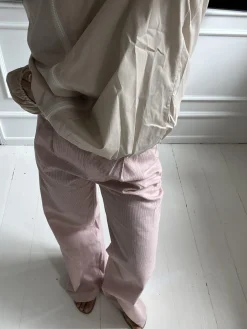Sadie stribede bukser - Rød/hvid