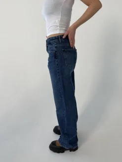 Sage baggy jeans - Mørkeblå denim