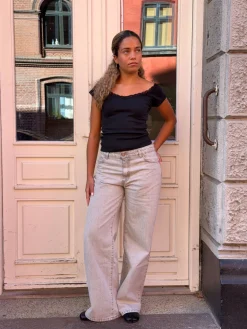 Samara jeans - Lys grå