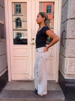 Samara jeans - Lys grå