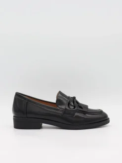 Samia loafers med detaljer - Sort
