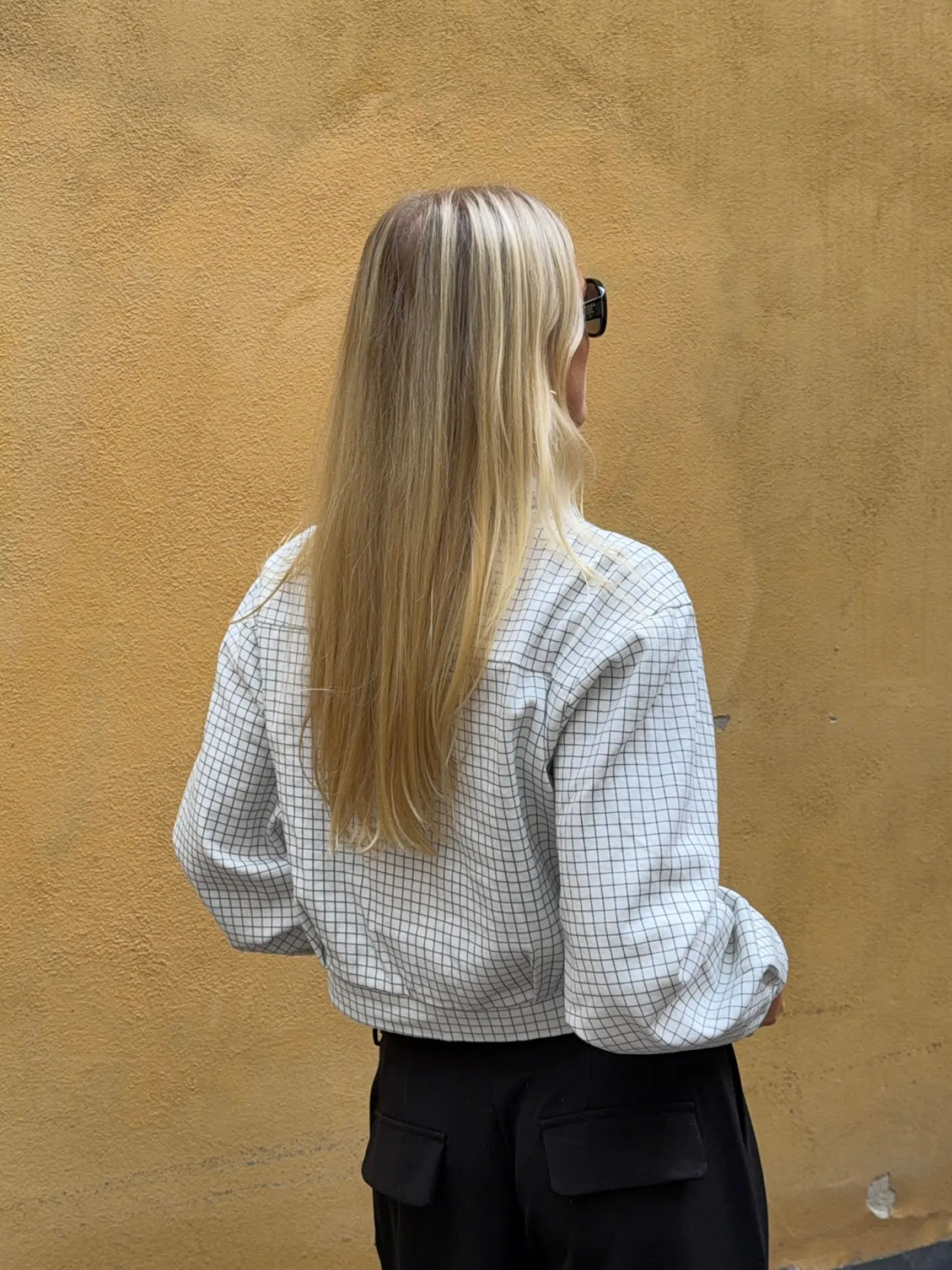 Scandivv jakke med tern - Hvid