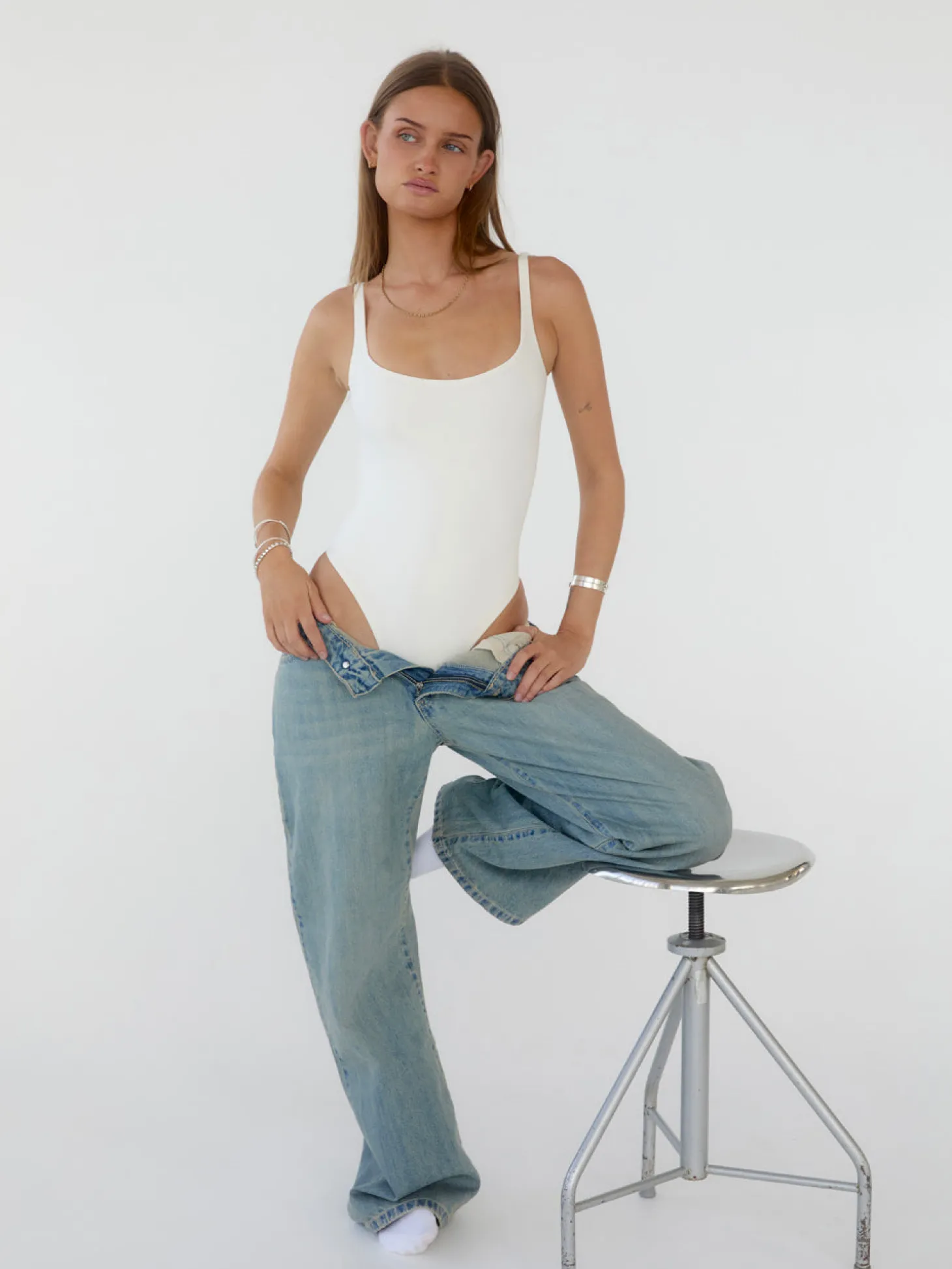 Sculpt bodystocking - Hvid