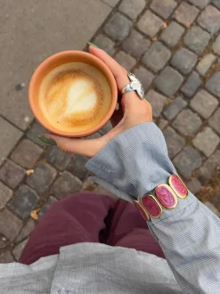 Selva armbånd - Guld/Lilla