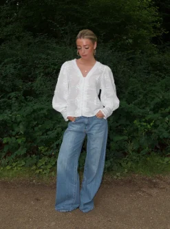 Silvia bluse - Hvid