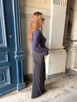 Simona 2 ways bindebluse - Navy