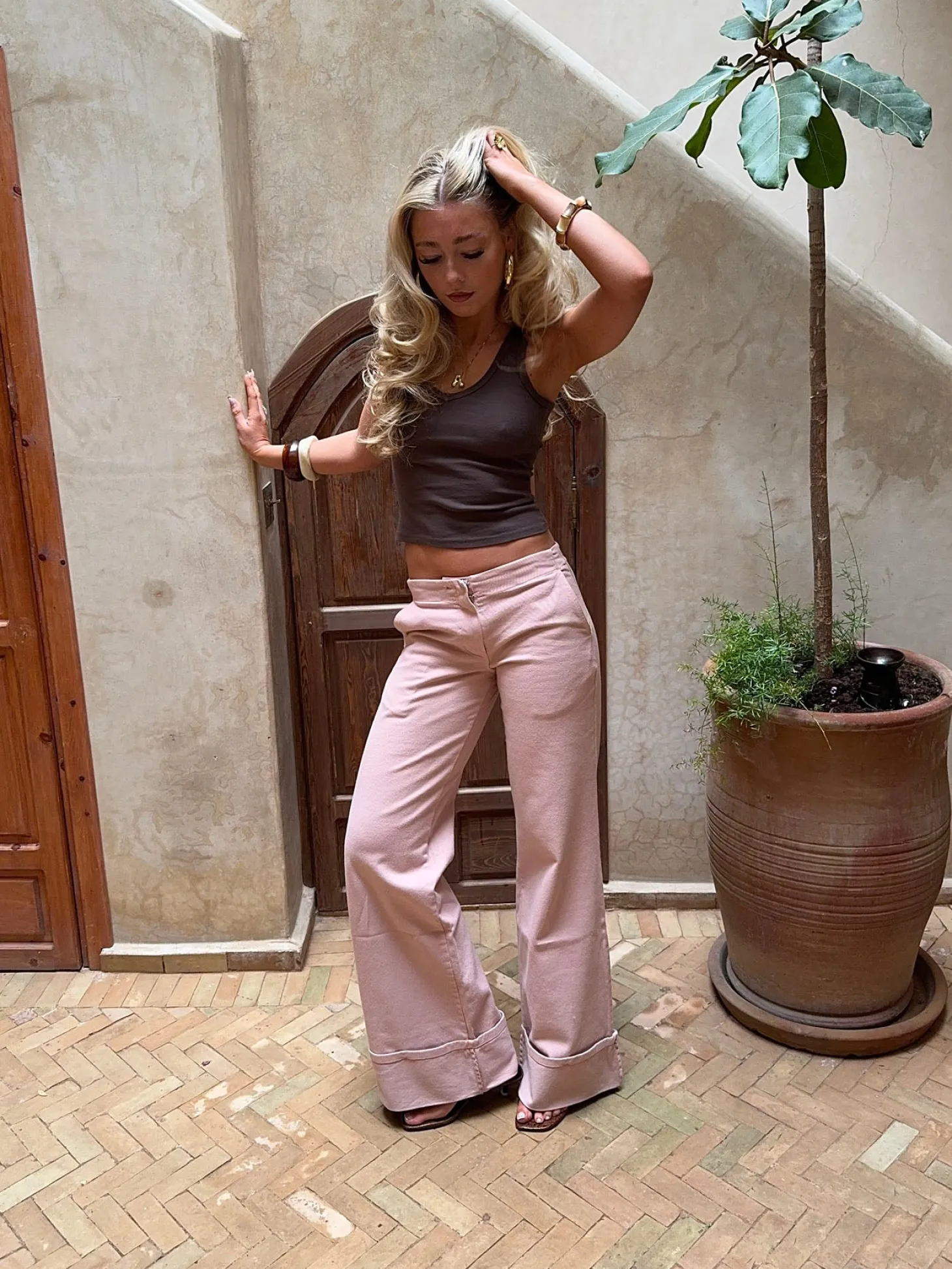Siv jeans - Lyserød