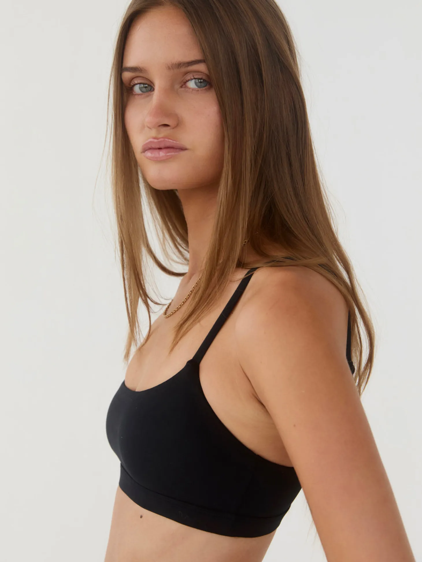 Smooth bralette - Sort