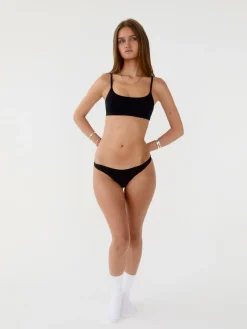 Smooth bralette - Sort