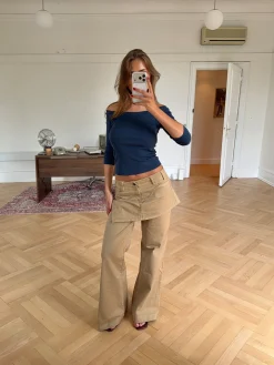 Suna jeans med skørt - Beige