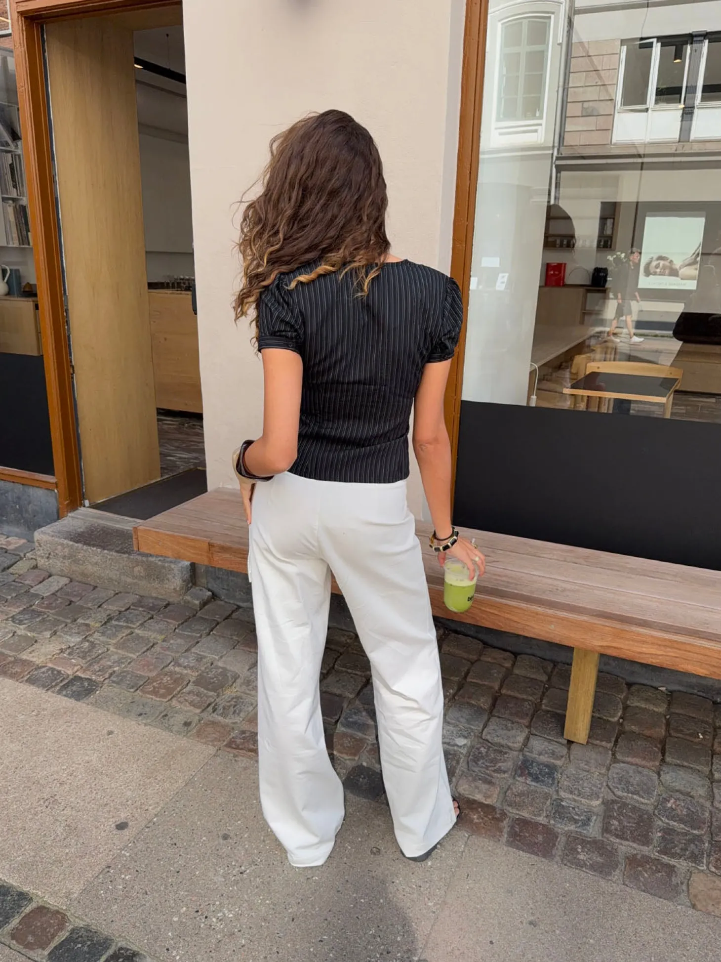 Sussa bukser med detaljer - Hvid