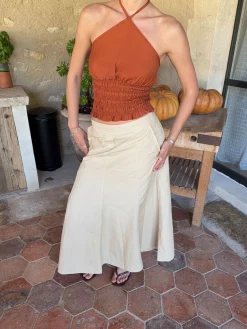 Takini nederdel - Beige