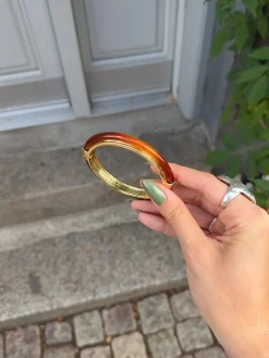 Tamira armbånd - Brun/guld