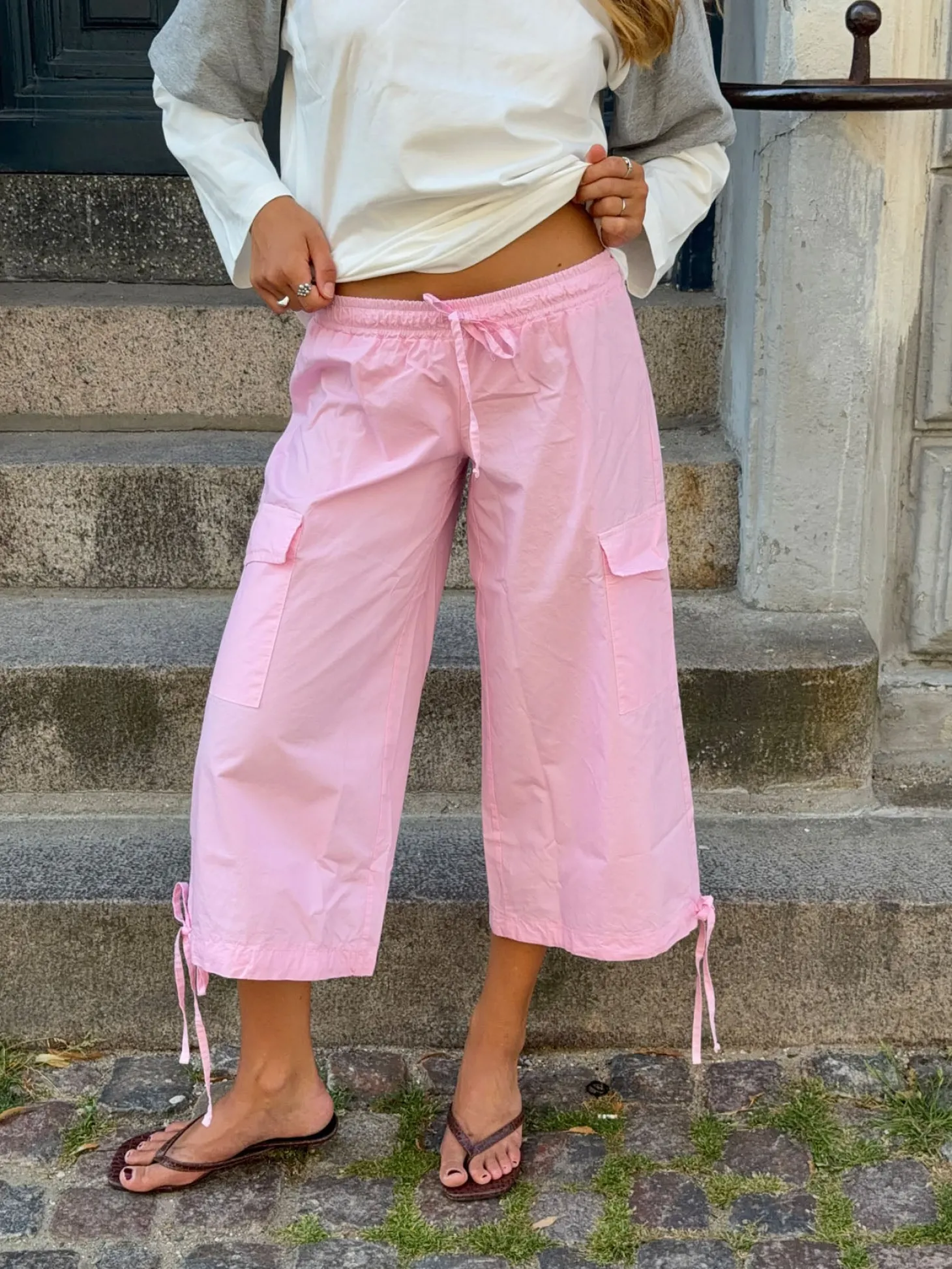 Tammy cargo bermudashorts - Lyserød