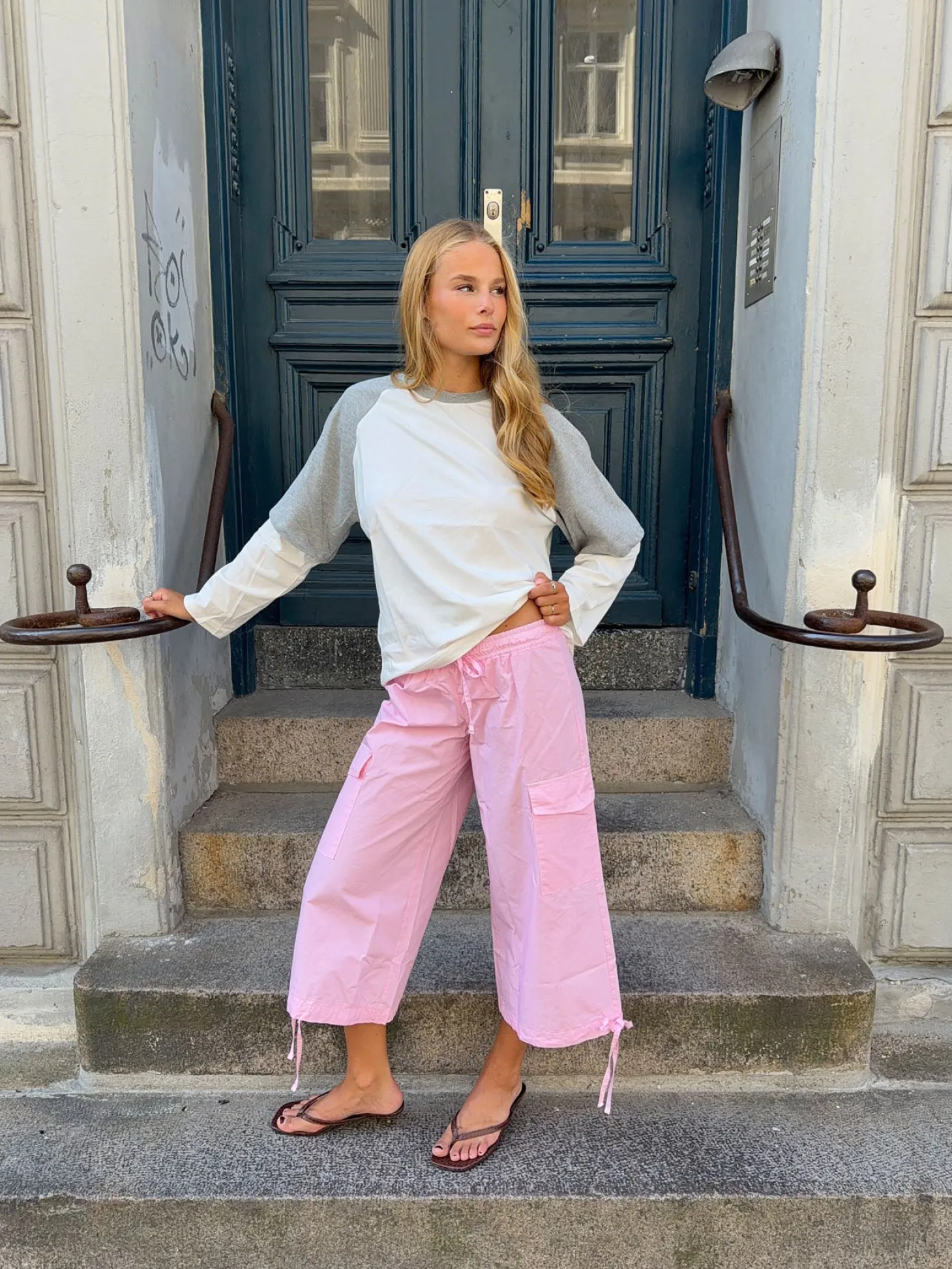 Tammy cargo bermudashorts - Lyserød