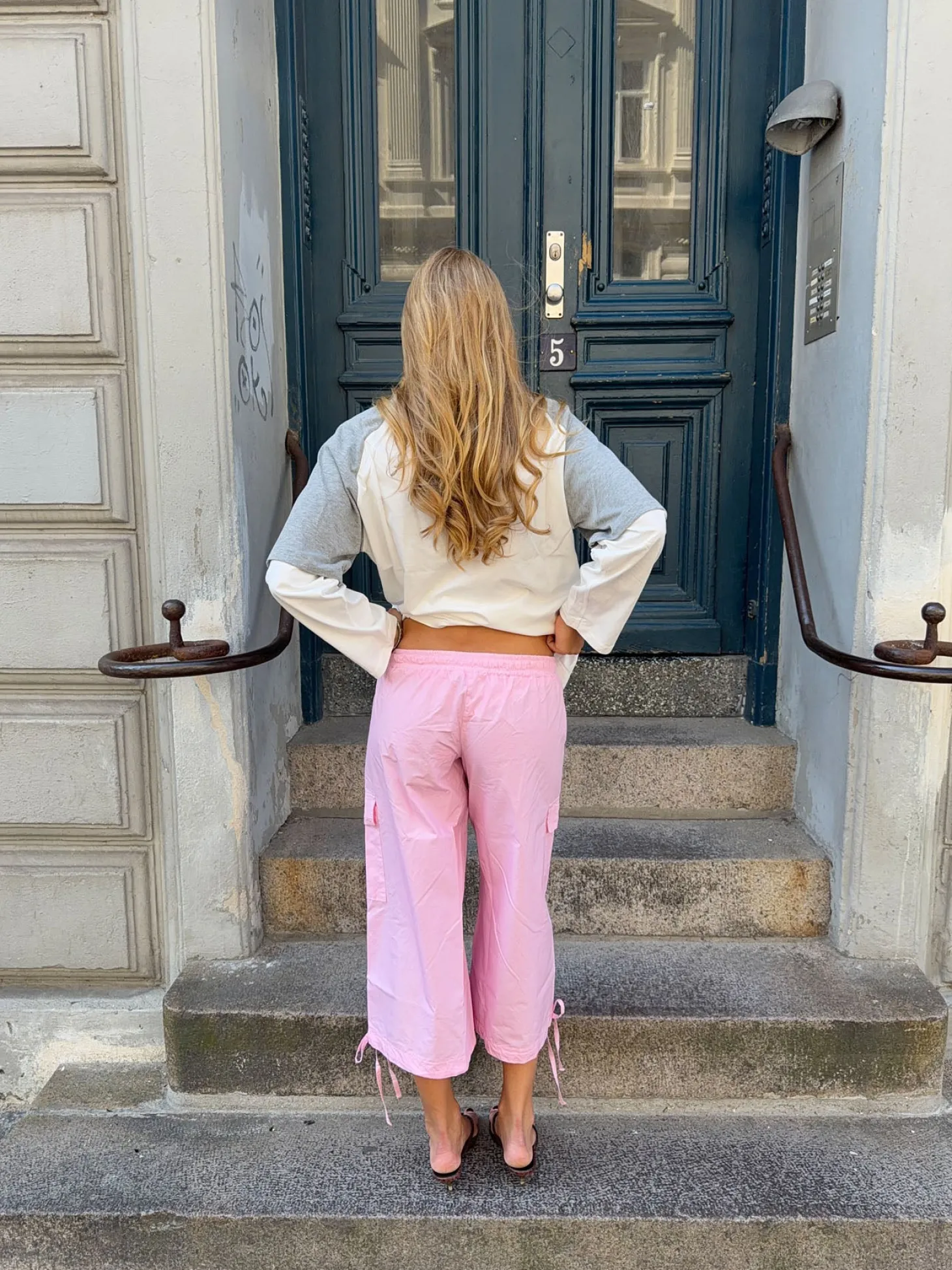 Tammy cargo bermudashorts - Lyserød